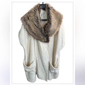 Plus Size Oversized Faux Fur Short Sleeve Cardigan
Melissa McCarthy x Seven